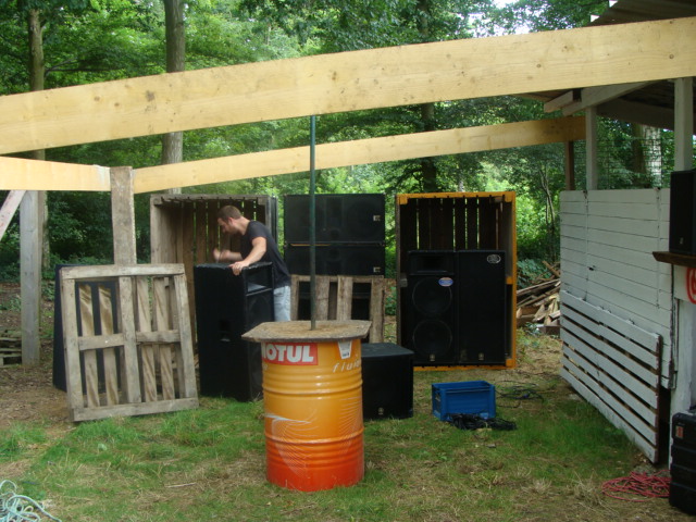 Installation des enceintes