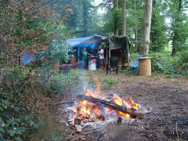 Le feu...