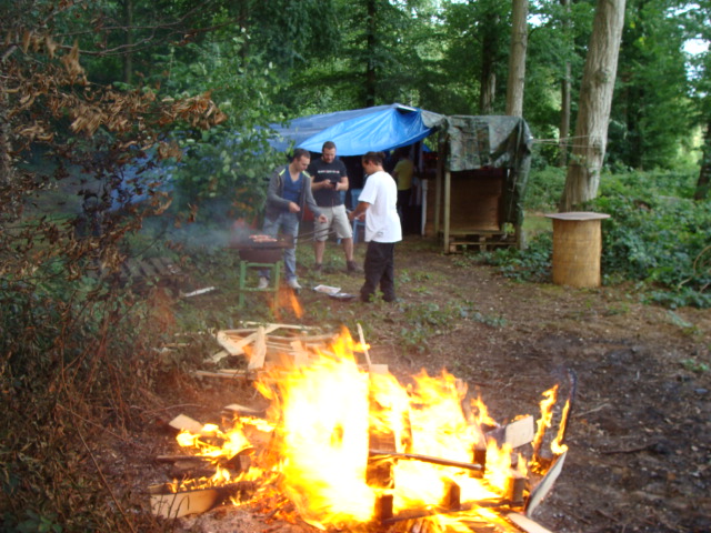 Le feu...