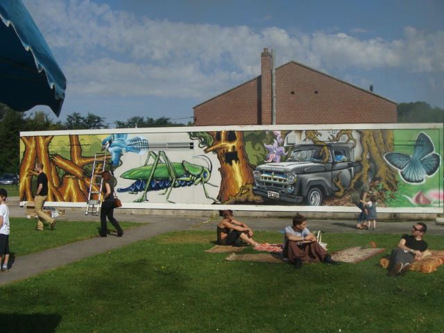 La fresque du collectif Cache misère