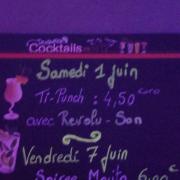 Rhum au bar!